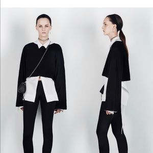 Zara Cropped Cashmere Sweater